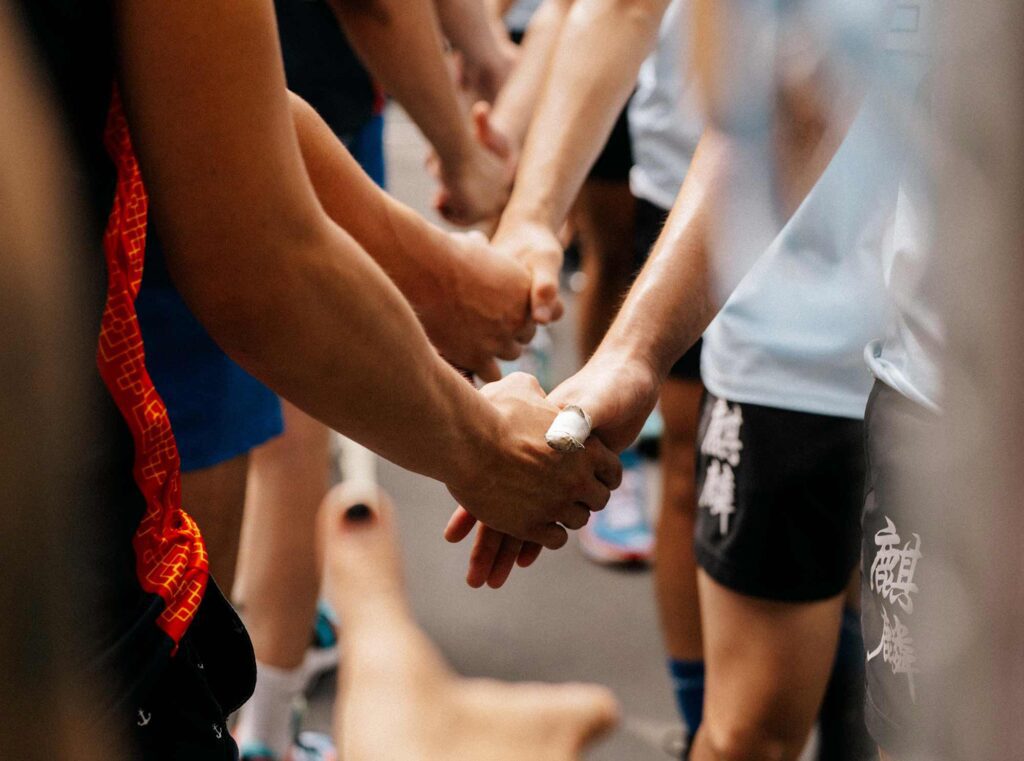 People shaking hands